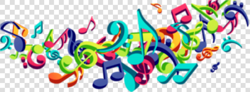Colorful Musical Notes Png   Colourful Musical Notes Vector Png  Transparent PngTransparent PNG