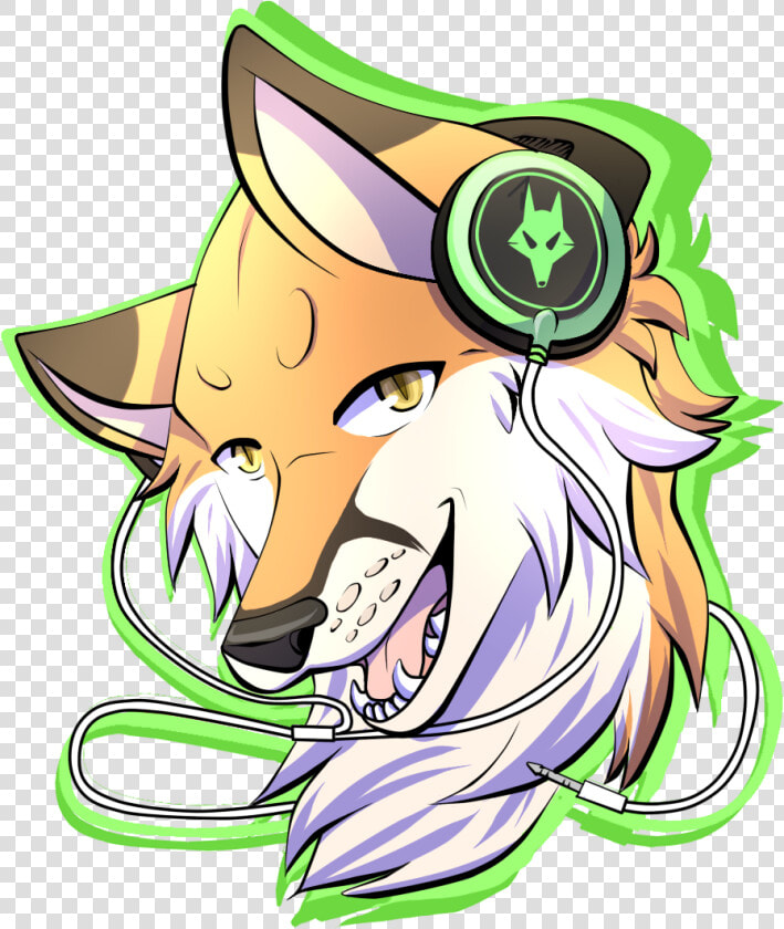 Head Phones Fox Clipart   Png Download   Cartoon  Transparent PngTransparent PNG