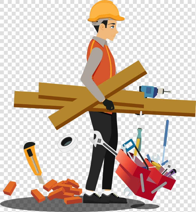 Construction Tools Png Clipart   Png Download   Clip Art Construction Worker  Transparent PngTransparent PNG