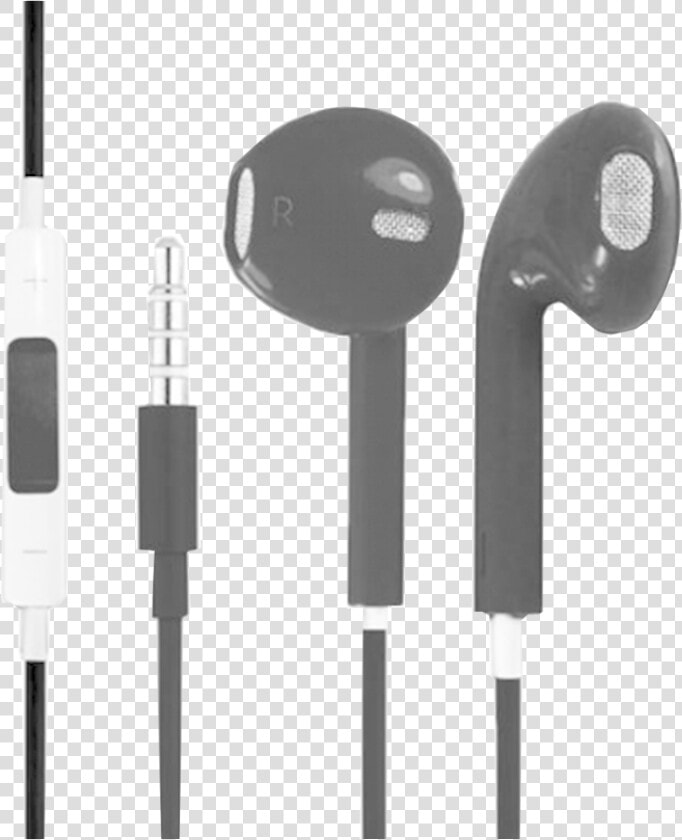 Blue Iphone 5 Headphones   Apple Earphones Black  HD Png DownloadTransparent PNG