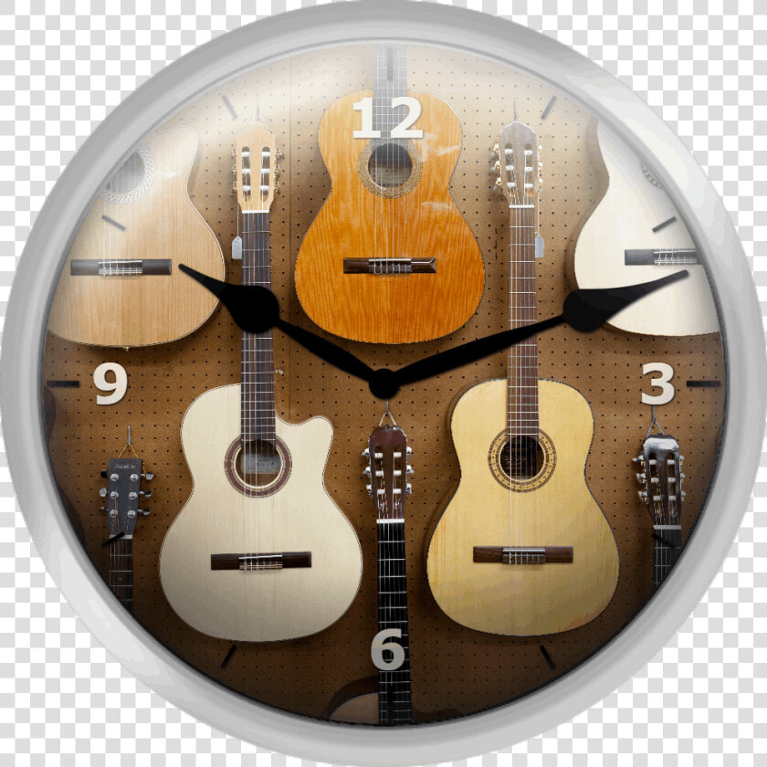 Various Guitars Hanging From Wall   Acoustic Guitar  HD Png DownloadTransparent PNG