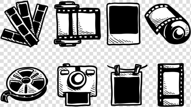 Photo Negative Icons Vector   Rollo Fotografico Png Icon  Transparent PngTransparent PNG