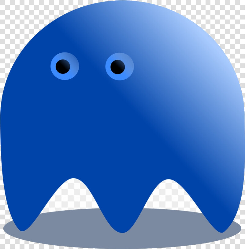 Pacman Ghost Blue Horror Image Clipart Transparent   Pacman Canavar Png  Png DownloadTransparent PNG