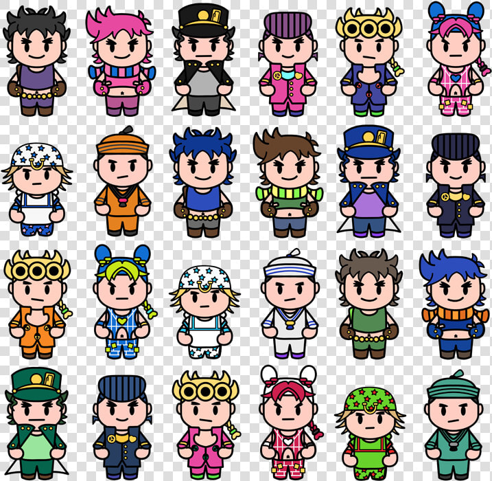 Jojo Part 5 Chibi   Jojo Part 5 Stardust Crusaders  HD Png DownloadTransparent PNG