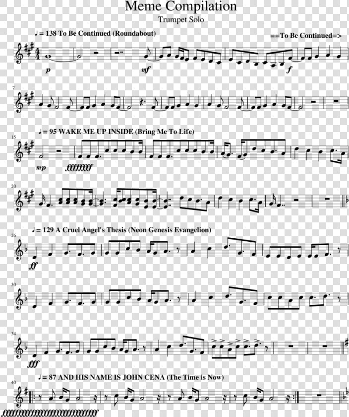 Meme Songs On Trumpet  HD Png DownloadTransparent PNG