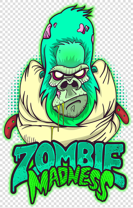 Madness On Behance Art   Zombie Madness  HD Png DownloadTransparent PNG