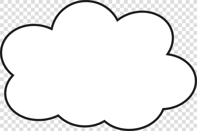 Cloud Clipart Free Images Transparent Png 3   Cloud Clip Art Black And White  Png DownloadTransparent PNG