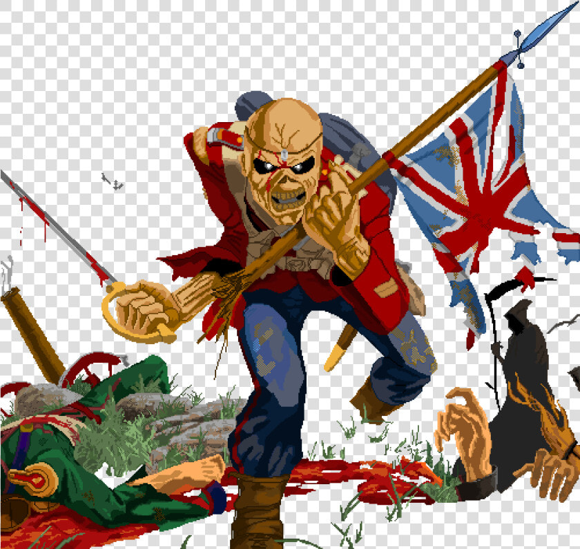 Iron Maiden Trooper Art   Png Download   Trooper Iron Maiden Drawing  Transparent PngTransparent PNG