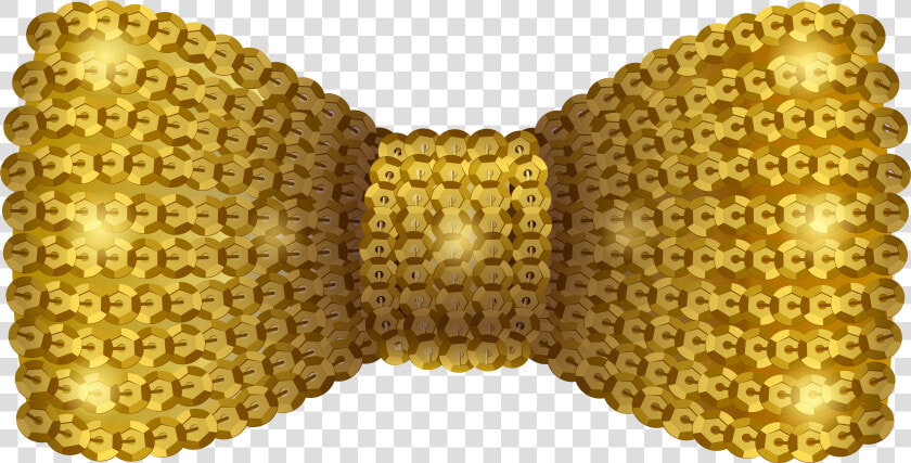 Transparent Gold Sparkles Clipart   Gold Bow Tie Clipart  HD Png DownloadTransparent PNG