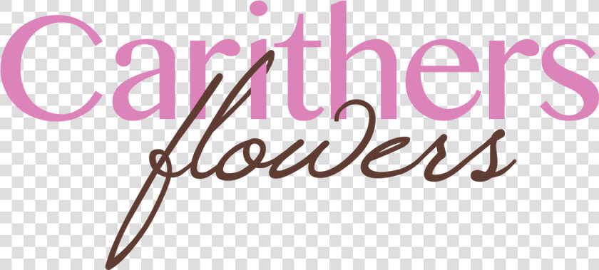 Logo For Carithers Flowers Marietta   Calligraphy  HD Png DownloadTransparent PNG