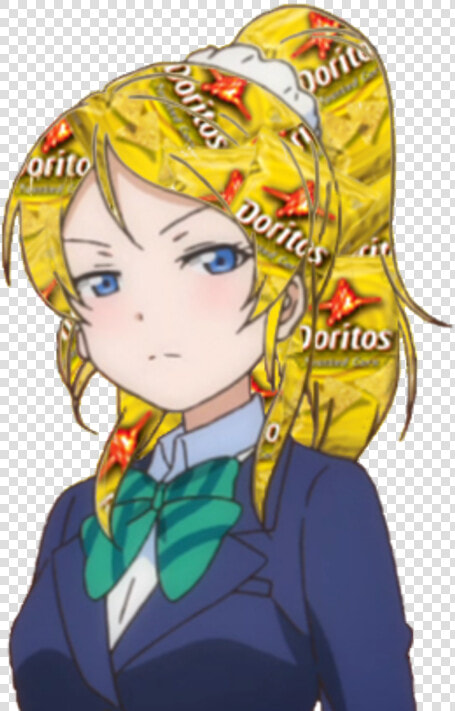 Orft Oritos Love Live School Idol Festival Eli Ayase   Love Live Doritos Hair  HD Png DownloadTransparent PNG