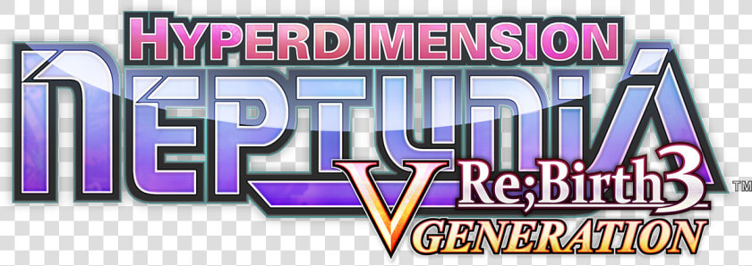 Hyperdimension Neptunia Re Birth3 Logo  HD Png DownloadTransparent PNG