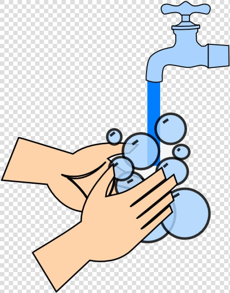 Washing Hands Clip Art At Clker Com Vector Transparent   Washing Hands Cartoon Png  Png DownloadTransparent PNG
