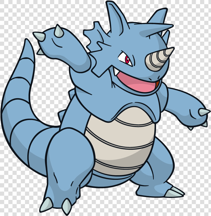 Rhydon Pokemon Character Vector Art   Rhydon Pokémon  HD Png DownloadTransparent PNG