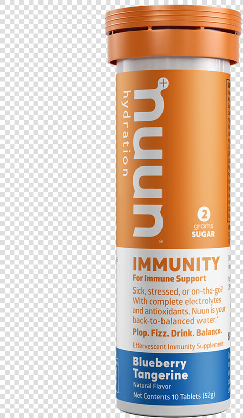 Blueberry Tangerine Immunity Hydration Tablets   Nuun Immunity  HD Png DownloadTransparent PNG