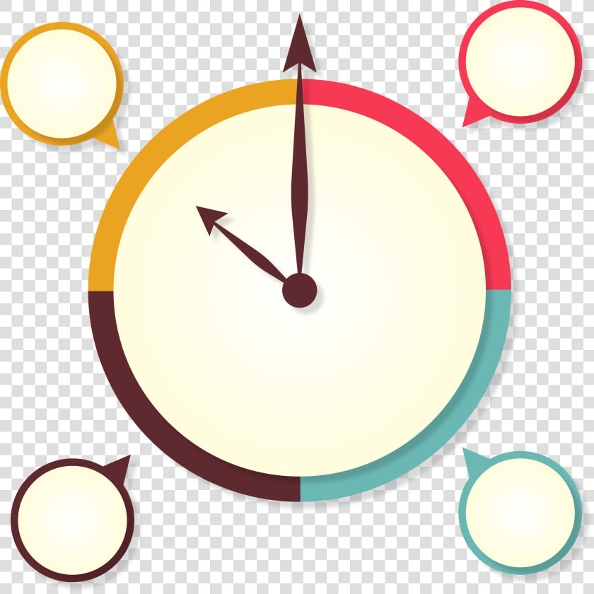 Infographic Clock Icon   Infográfico Relógio Png  Transparent PngTransparent PNG