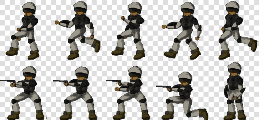 Soldier Sheet Large   2d Soldier Sprite Sheet  HD Png DownloadTransparent PNG