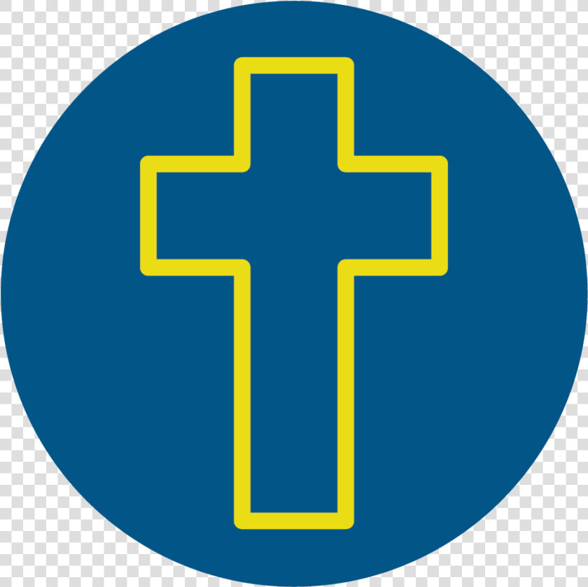 Line Icon Of Christ S Cross   Christianity  HD Png DownloadTransparent PNG