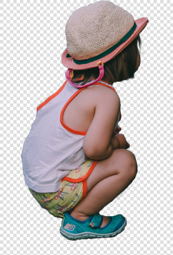 Child Sitting Back Png   Png Download   Child Gardening Png  Transparent PngTransparent PNG