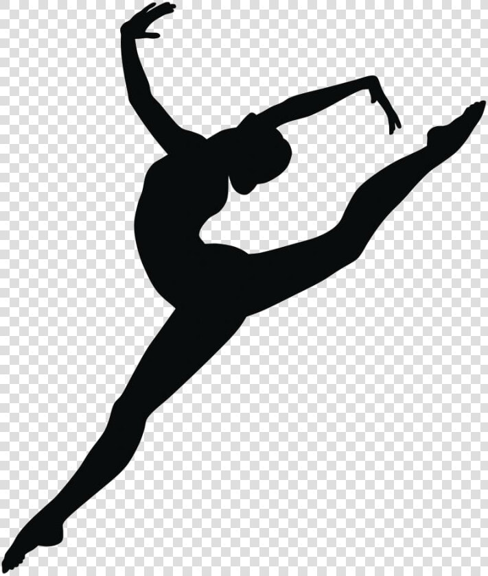 Gymnastics Clipart Poses   Gymnastics Black And White  HD Png DownloadTransparent PNG