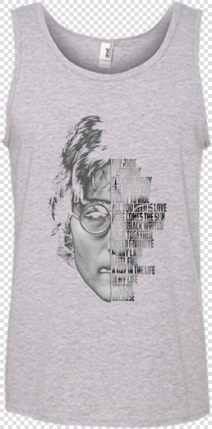 John Lennon 100  Ringspun Cotton Tank Top   Pawtriotic  HD Png DownloadTransparent PNG