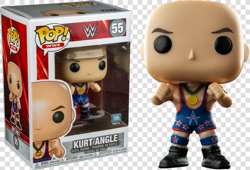 Kurt Angle In Ring Gear Pop Vinyl Figure   Funko Pop Kurt Angle  HD Png DownloadTransparent PNG