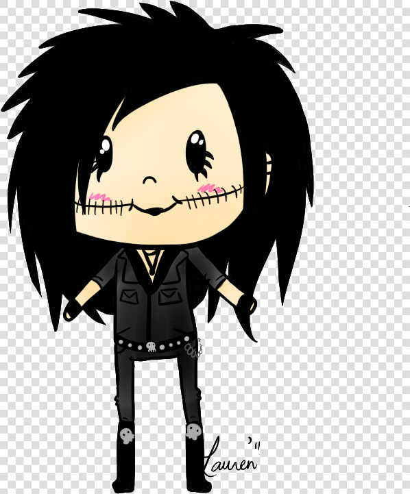 Andy Biersack Cartoon   Cartoon  HD Png DownloadTransparent PNG