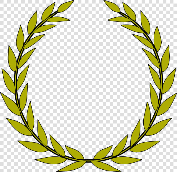Green Olive Branch Clip Art   Laurel Wreath  HD Png DownloadTransparent PNG