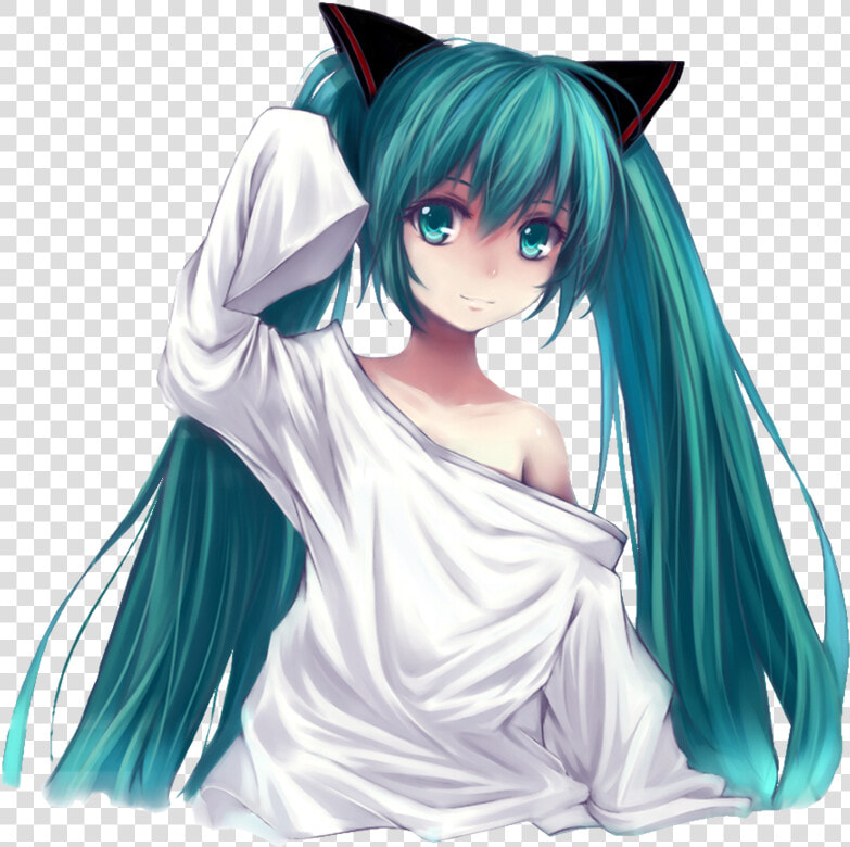 And Here Are The Rest   Hatsune Miku Cat  HD Png DownloadTransparent PNG