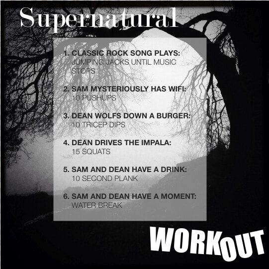 Cropped   Supernatural Tv Workout  HD Png DownloadTransparent PNG