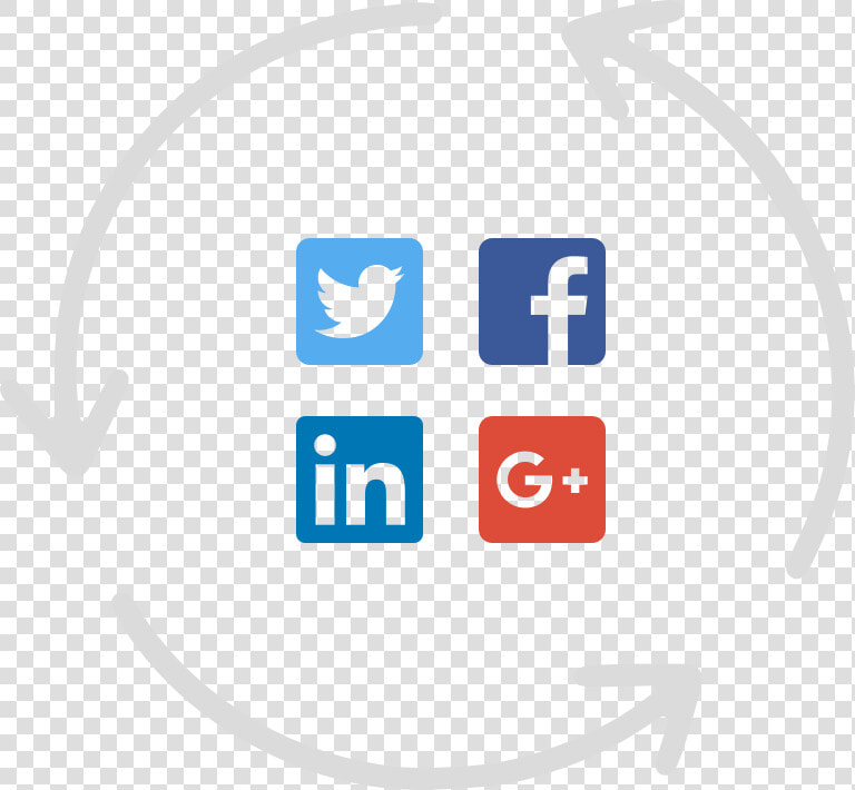 Missinglettr Doesn T Just Create Gorgeous Social Content   Social Network Logos White  HD Png DownloadTransparent PNG