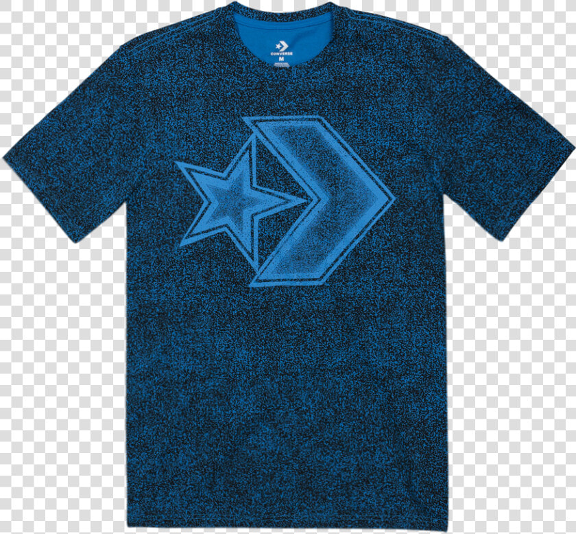Men Converse Distressed Star Chevron T Shirt Blue Hero   Active Shirt  HD Png DownloadTransparent PNG