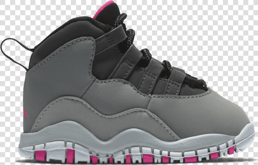 Air Jordan 10 Retro   Air Jordan Retro Girls Shoe  HD Png DownloadTransparent PNG