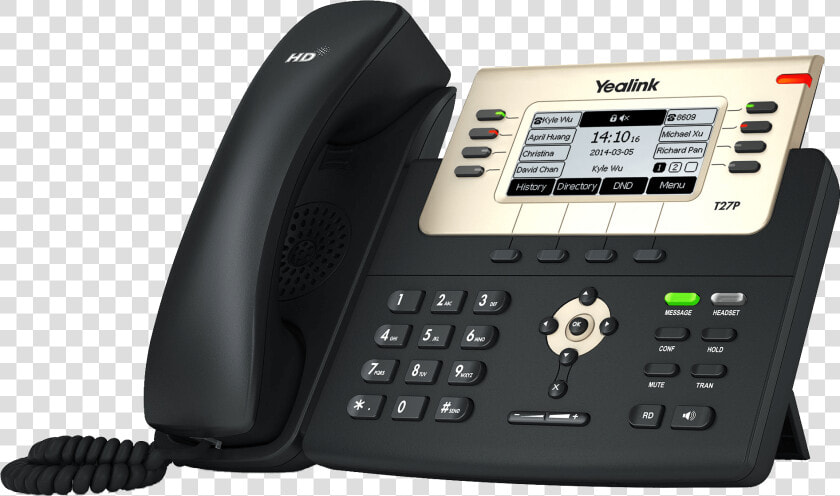 Phone Png   Yealink Sip T27g Ip Phone  Transparent PngTransparent PNG