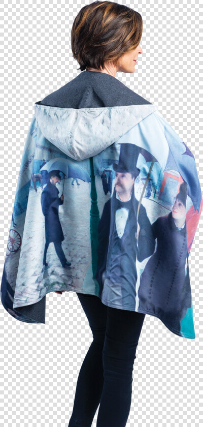 The Warmcaper Is A Cooler weather Option From Raincaper   Girl  HD Png DownloadTransparent PNG