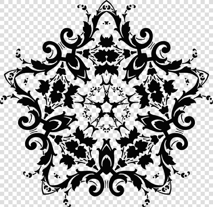 Damask  Floral  Flower  Flourish  Decorative   Portable Network Graphics  HD Png DownloadTransparent PNG
