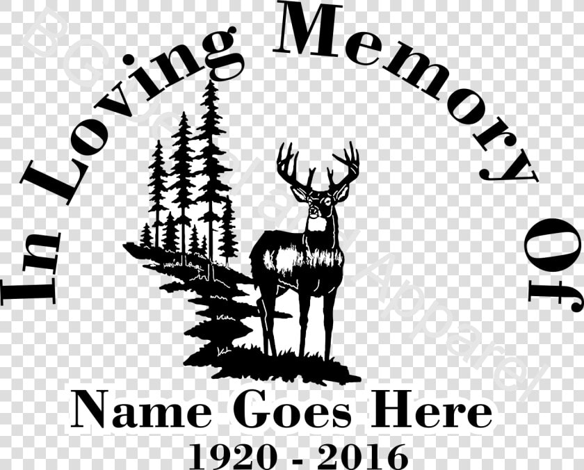 Loving Memory Deer Decals  HD Png DownloadTransparent PNG