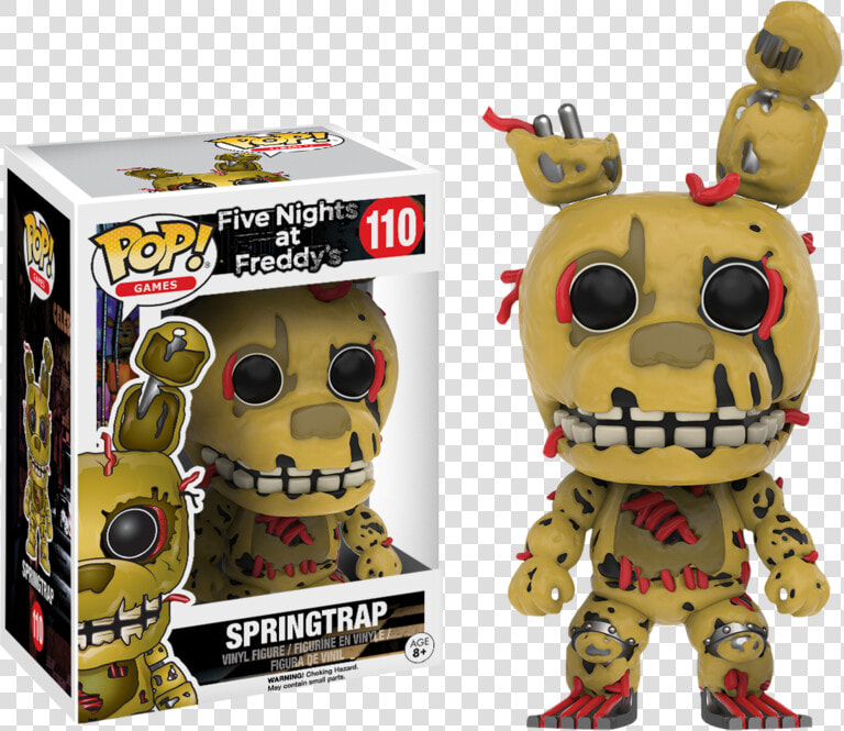 Springtrap Funko Pop  HD Png DownloadTransparent PNG