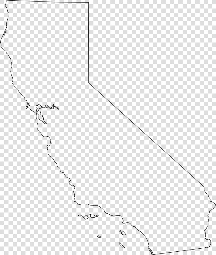 Transparent Map Clipart   California Map Svg  HD Png DownloadTransparent PNG