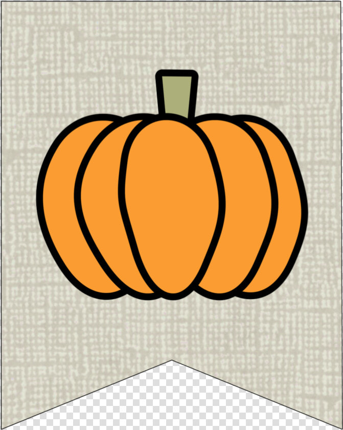 Free Printable Pumpkin Banner Decor   Free Fall Pumpkin Clip Art Printables  HD Png DownloadTransparent PNG
