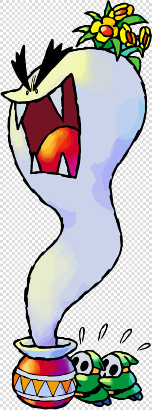 Roger The Potted Ghost   Yoshi  39 s Island Roger The Potted Ghost  HD Png DownloadTransparent PNG