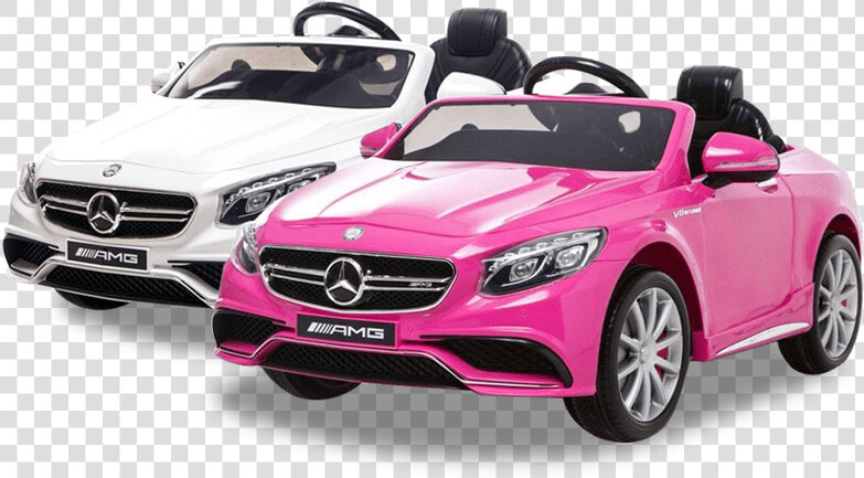 Voiture Electrique Mercedes Rose  HD Png DownloadTransparent PNG