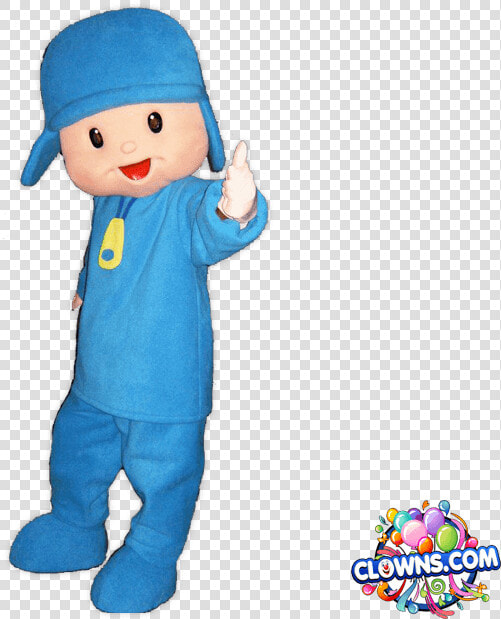 Pocoyo Character Rental  New York   Cartoon  HD Png DownloadTransparent PNG