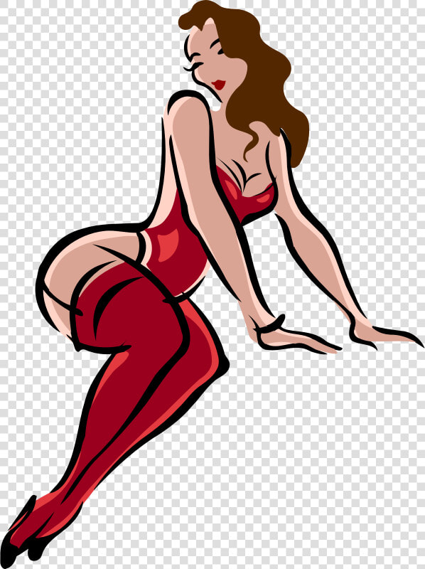 Art thigh shoe   Sexy Woman Cartoon Png  Transparent PngTransparent PNG