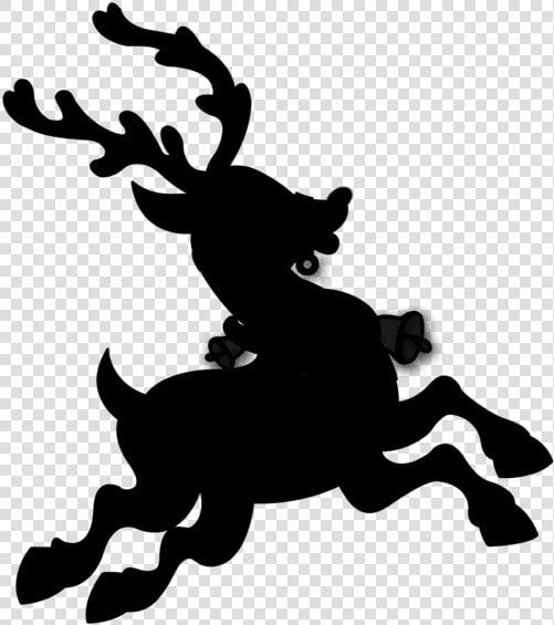 Santa Claus S Reindeer Rudolph Santa Claus S Reindeer   Cartoon Reindeer Transparent Background  HD Png DownloadTransparent PNG