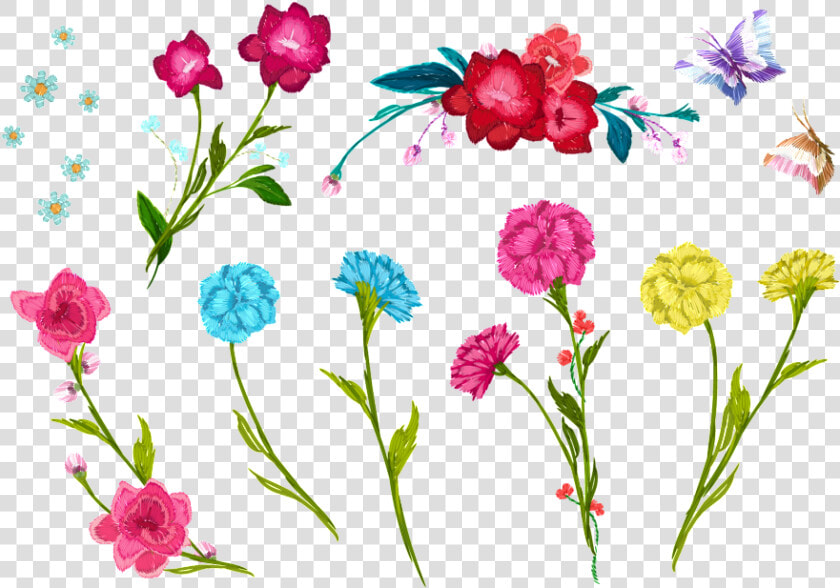 Fresh Flower Vector Decorative Vector   Carnation  HD Png DownloadTransparent PNG