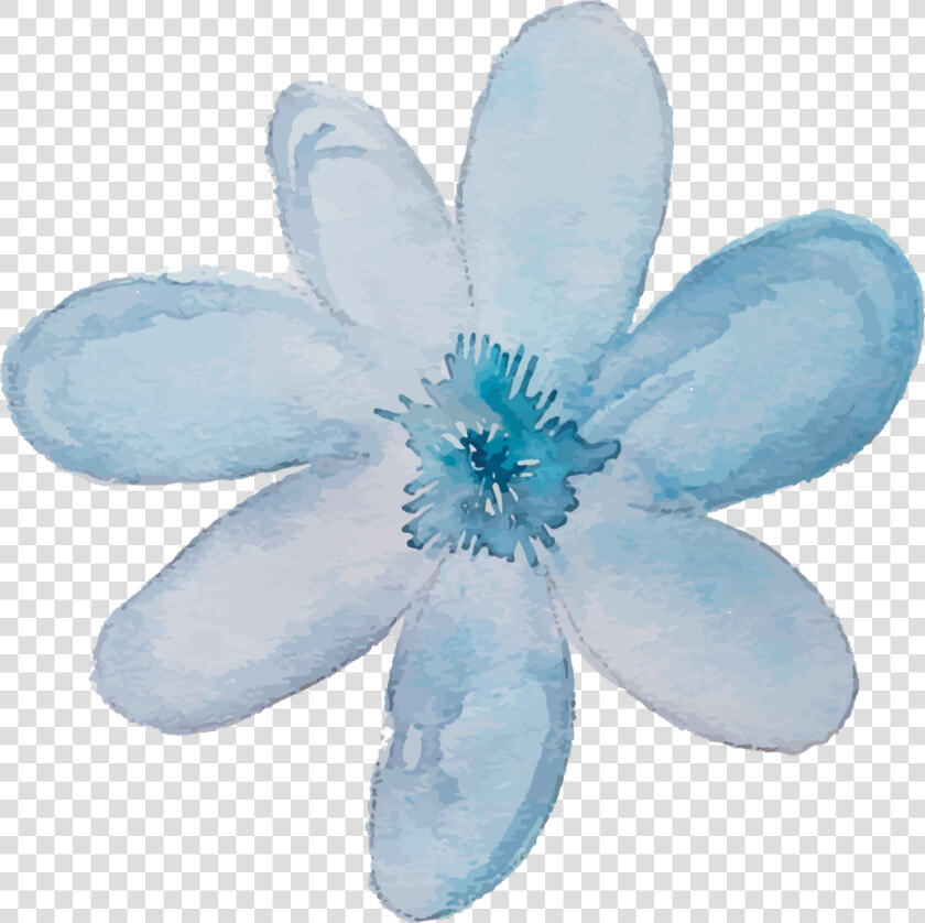  ftestickers  watercolor  flower  blue   Watercolor Painting  HD Png DownloadTransparent PNG