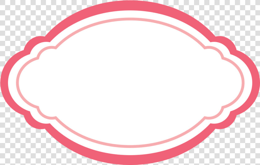 Serving tray   Pink Oval Frame Png  Transparent PngTransparent PNG