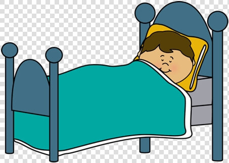 Bed Clipart For Kid Boy Sleeping In Transparent Png   Clip Art Of Boy Sleeping  Png DownloadTransparent PNG
