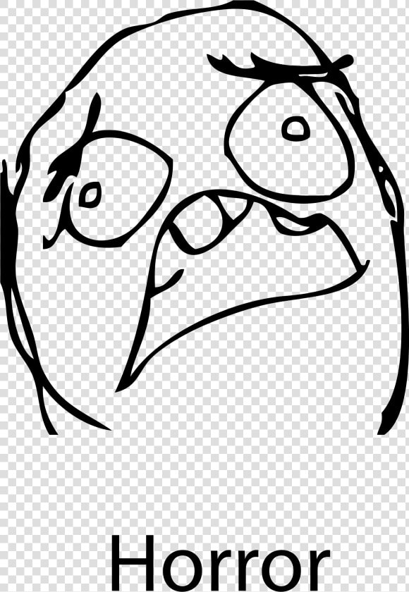 Comic Internet Meme Face   Rage Comic Faces Sad  HD Png DownloadTransparent PNG
